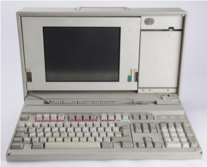 Photo of an IBM portable computer