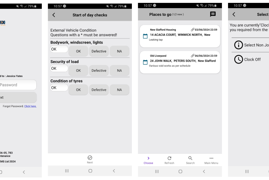 An image showing new UI on MARKUS Mobile