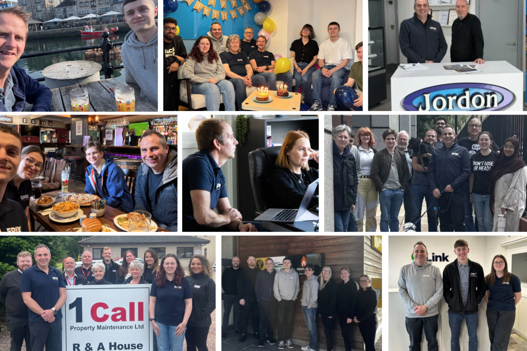 photo collage of EPIX staff and customers